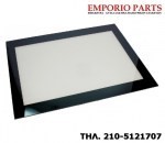 Κρύσταλλο εσωτερικό πόρτας φούρνου κουζίνας WHIRLPOOL, 481010545250